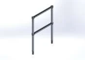 Single-Width Guardrail Frame — part 9673